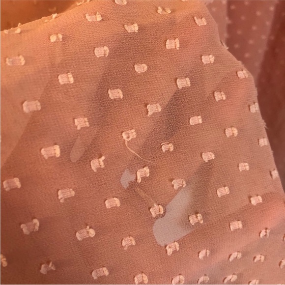 Charlotte Russe Pink Peach Polka Dot Dress - Picture 13 of 13